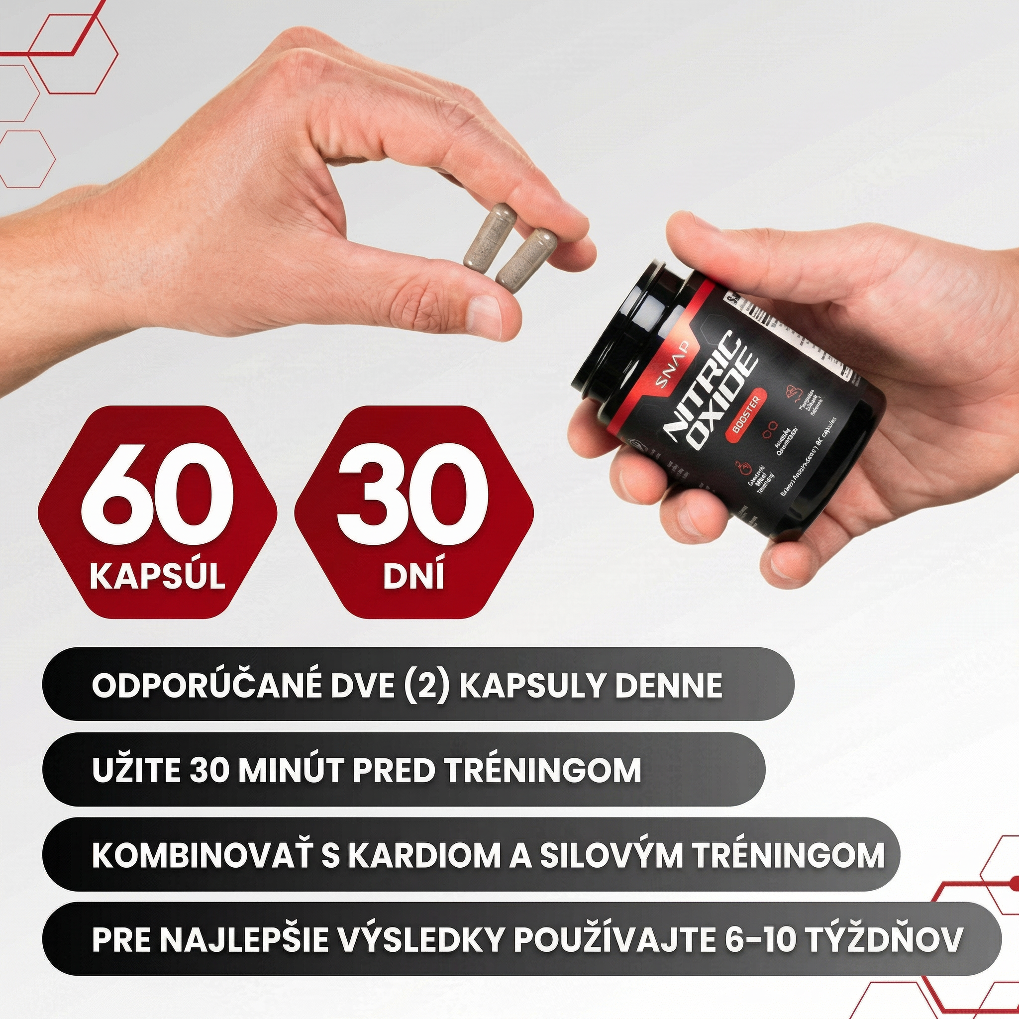 Zosilňovač výkonu s oxidom dusnatým